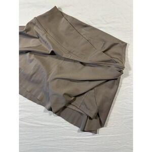 Calvin Klein Beige Cross Front Skort Skirt Short Small Tennis Golf Flowy Gym
